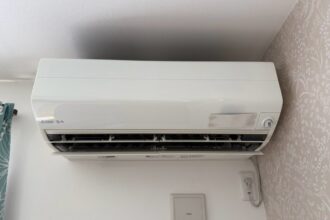 清須市で施工した三菱電機 霧ヶ峰 MSZ-ZW2218 の分解前