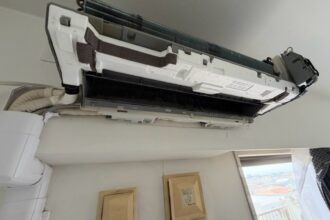 名古屋市中川区で施工したダイキン うるさら7 AN56VRPK の完全分解洗浄後