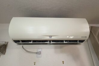 春日井市で施工した三菱電機 霧ヶ峰 MSZ-ZW634S の分解前