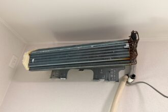 名古屋市千種区・ダイキンAN90WRBKP-W 背抜きクリーニング後の熱交換器