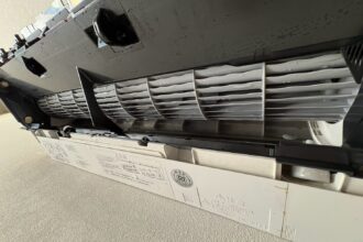 豊田市・日立白くまくんRAS-X71H2(W)のエアコンクリーニング施工後
