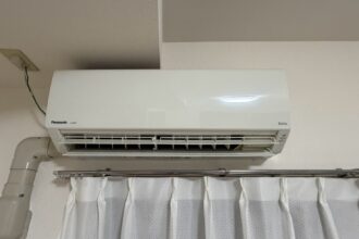 名古屋市中川区・使用7年のパナソニックCS-289CF-Wの施工前