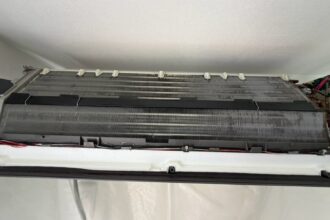 名古屋市中区の富士通ノクリアX AS-X63E2W、部品を分解して洗浄した内部の施工後写真