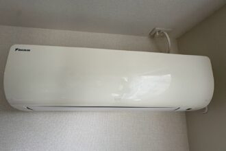 名古屋市千種区のダイキンF40TTEP-W、通常エアコンクリーニング施工前