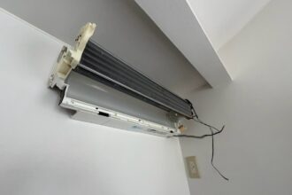 半田市 三菱電機 霧ヶ峰 MSZ-AH5619S エアコンクリーニング完全分解 アフター（洗浄後）