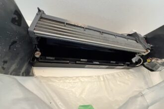 知立市 三菱電機 霧ヶ峰 MSZ-FLV6321S エアコンクリーニング完全分解 アフター（洗浄後）