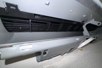 知多市のダイキン F40TTEP-W エアコンクリーニング後の送風ファン