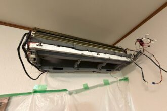 東芝 大清快 RAS-H562R エアコンクリーニング完全分解 輪之内町 アフター