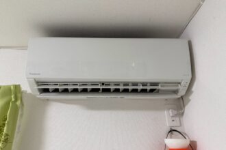 パナソニック エオリア CS-563DFL2 エアコンクリーニング完全分解 安城市 ビフォー