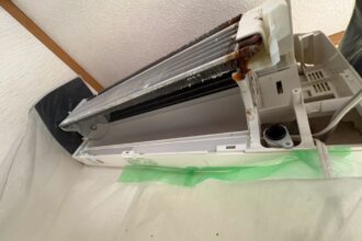 シャープ プラズマクラスター AY-N25TD エアコンクリーニング完全分解 碧南市 アフター