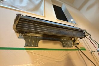 サイドファン 富士通ゼネラル AS-X56D2 エアコンクリーニング完全分解 日進市分解後