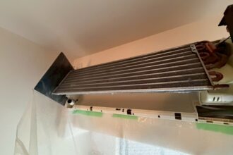 シャープお掃除機能付きエアコン完全分解洗浄後2