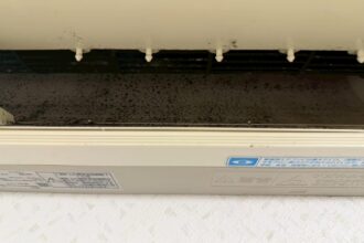 パナソニック : CS-364CGX2-W洗浄前