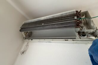 パナソニック CS-566CEX2 エアコンクリーニング完全分解 日進市分解後
