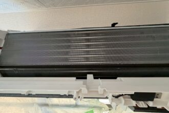 富士通ゼネラル AS-R222M エアコンクリーニング 名古屋市天白区分解後