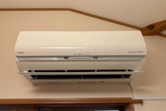 日立 RAS-WM28KE8 エアコンクリーニング完全分解 豊田市分解前
