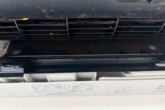 日立 RAS-YF40N2 エアコンクリーニング 瀬戸市洗浄前